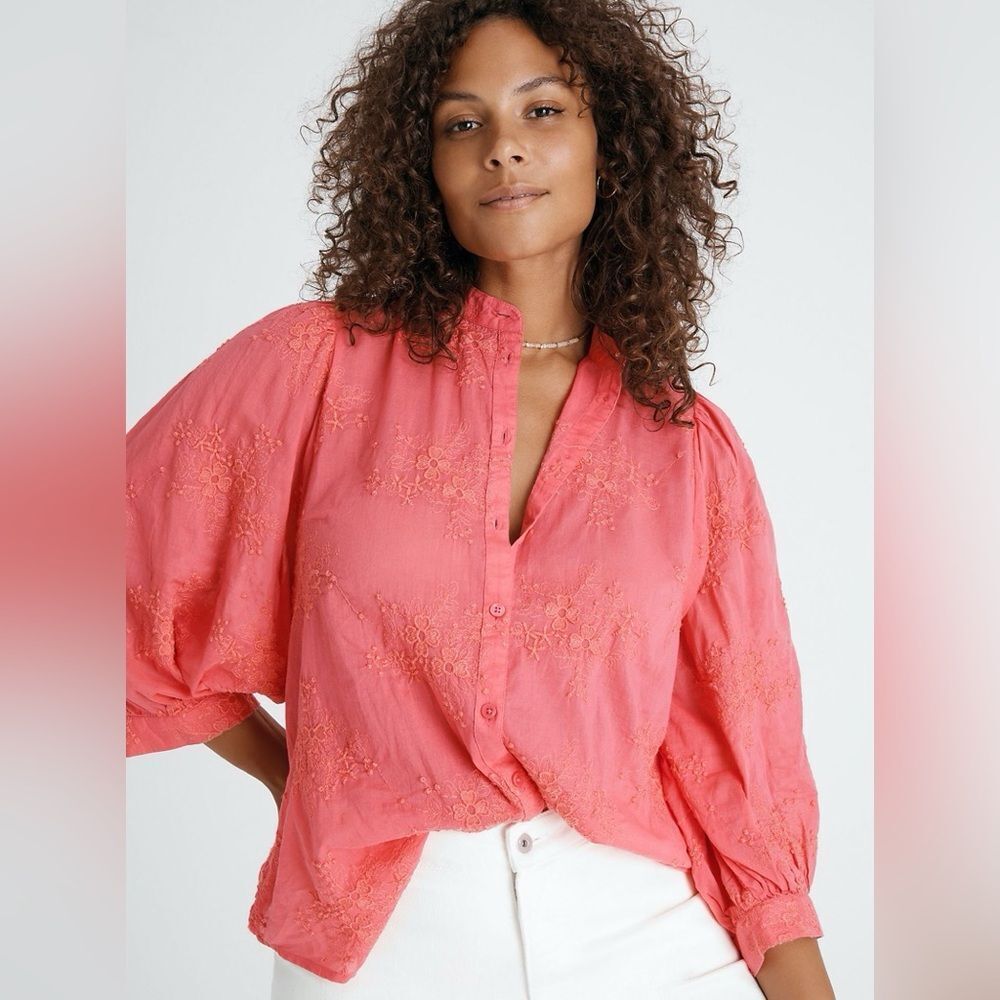 Pilcro The Bella Femme Buttondown Size Large